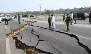 Trận động đất Myanmar như 'nhát dao cứa vào Trái Đất' Trận động đất Myanmar như 'nhát dao cứa vào Trái Đất'