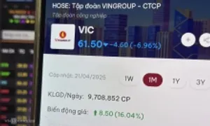 Cổ phiếu Vingroup nằm sàn Cổ phiếu Vingroup nằm sàn