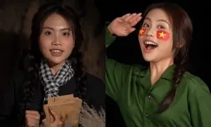 Phương Mỹ Chi thể hiện hình ảnh thanh niên xung phong Phương Mỹ Chi thể hiện hình ảnh thanh niên xung phong