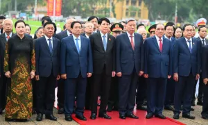 Lãnh đạo Đảng, Nhà nước vào Lăng viếng Chủ tịch Hồ Chí Minh