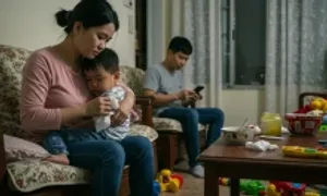 Dù ốm, tôi vẫn phải làm hết việc nhà