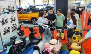 Ôtô, xe máy điện tại AutoExpo 2025 tại Hà Nội Ôtô, xe máy điện tại AutoExpo 2025 tại Hà Nội