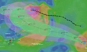 Thêm một cơn bão gần Biển Đông